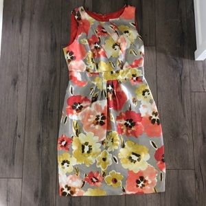 Sleeveless Floral Print Dress Petite Kim Rogers